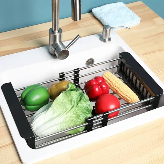 (Copy) Kitchen Drain Rack | High quality | stainless | metal rods.